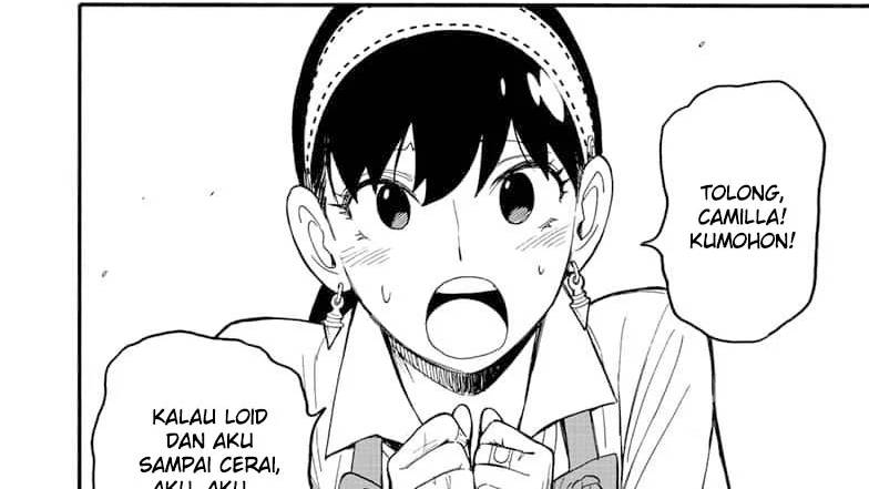 Yor meminta Camilla untuk mengajarinya memasak. (dok. Shueisha/SPY x FAMILY)