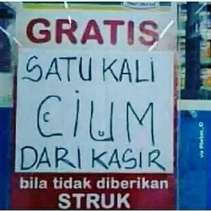 Pesan peringatan di tempat umum (Instagram.com/banyolawak)