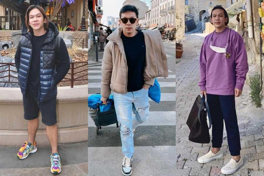 9 Gaya OOTD Liburan ke Luar Negeri ala Jordi Onsu, Super Stylish!