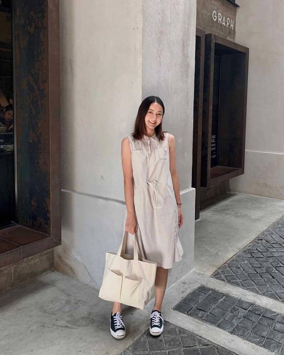 ide outfit ala Ink Waruntorn (instagram.com/inkwaruntorn)