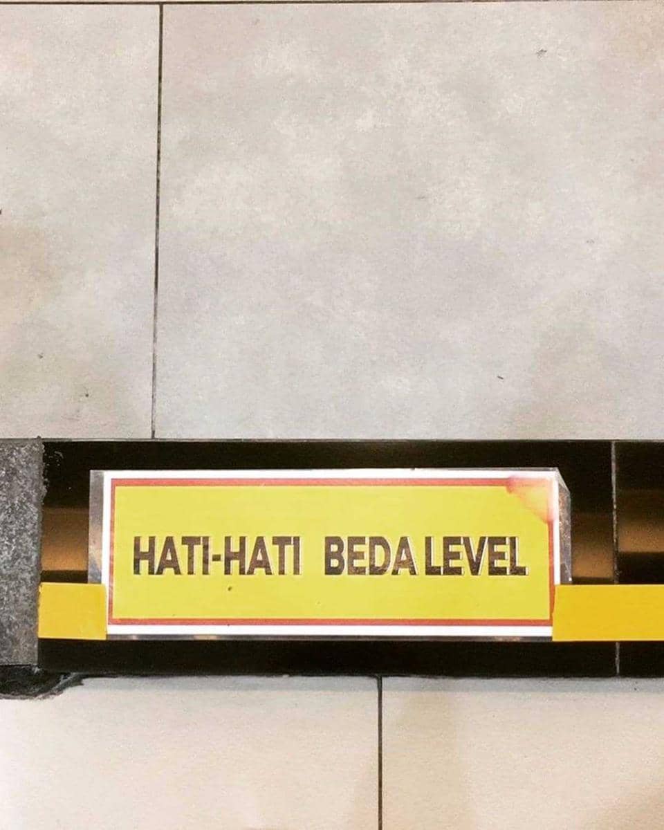 Pesan peringatan di tempat umum (Instagram.com/ngakakkocak)