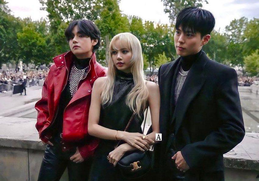 9 Potret V BTS, Lisa BLACKPINK, dan Park Bo Gum di Event CELINE Paris