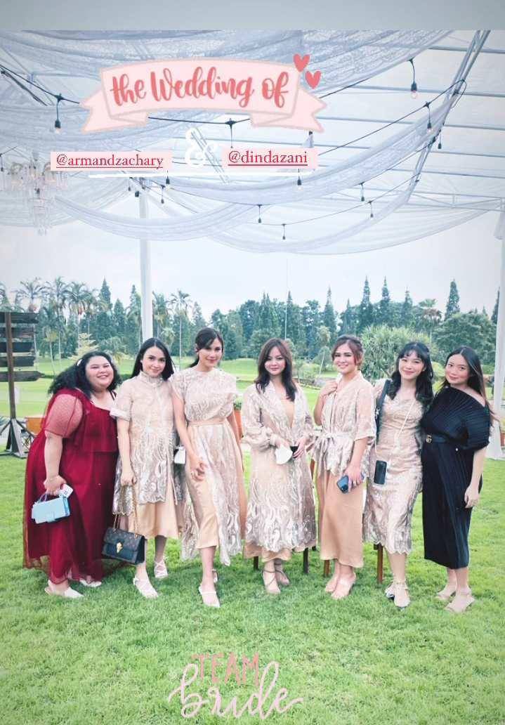 Masayu Clara jadi bridesmaid (instagram.com/masayuclara)