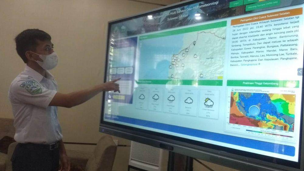 BMKG memperkenalkan aplikasi MHEWS di Kantor Gubernur Sulsel, Senin (27/6/2022). IDN Times/Istimewa