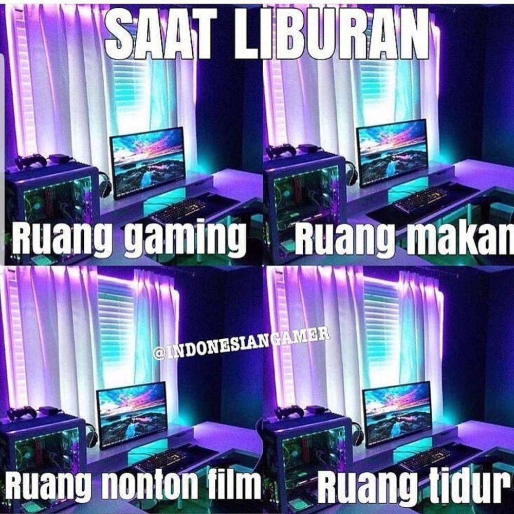 meme lucu libur sekolah (instagram.com/pmemers.id)
