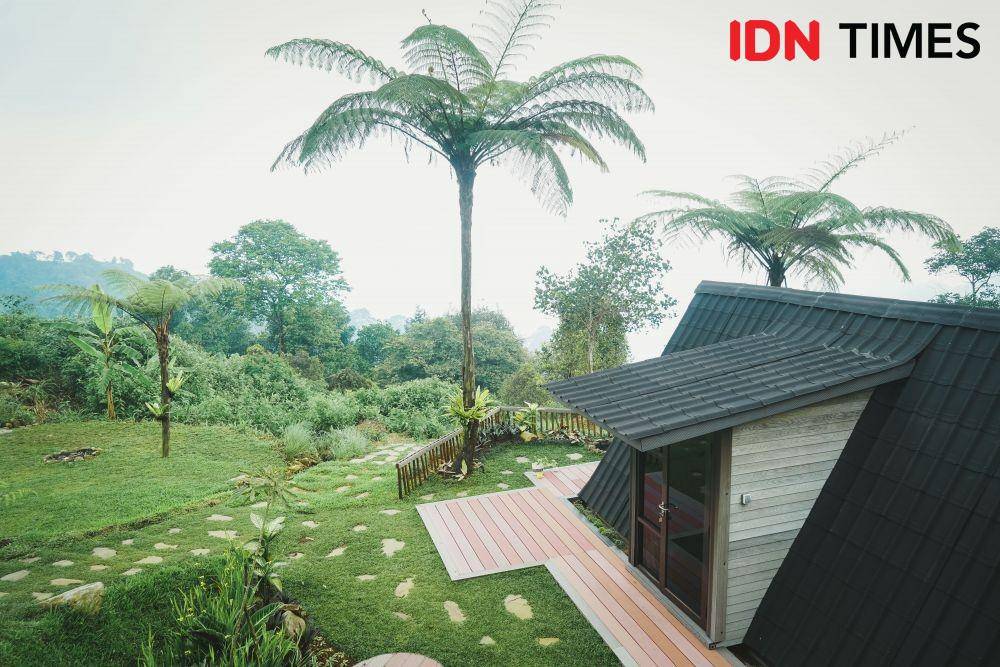 Ilustrasi glamping (IDN Times/ Herka Yanis Pangaribowo)