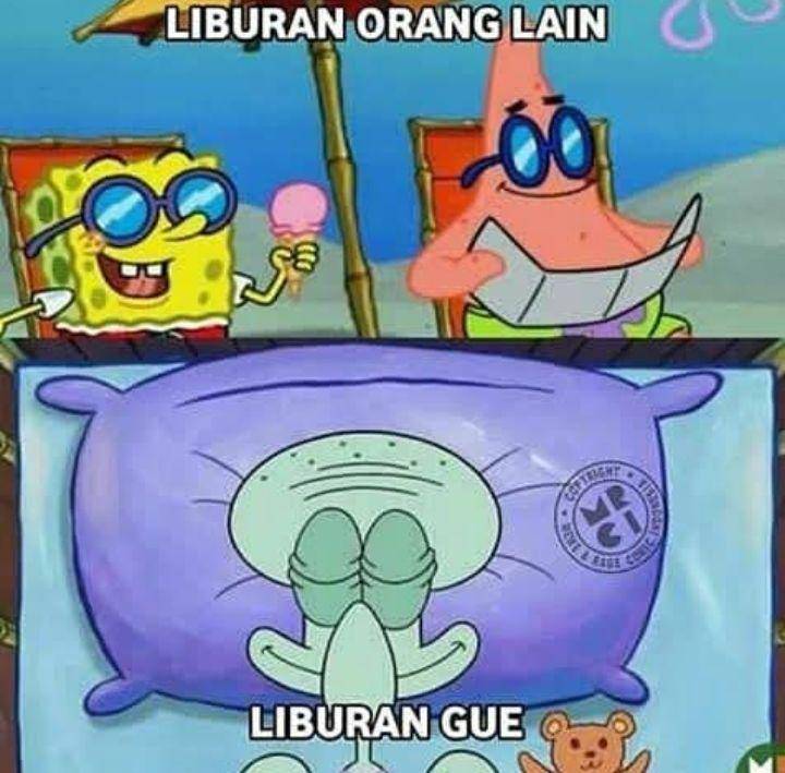 meme lucu libur sekolah (instagram.com/justameme)