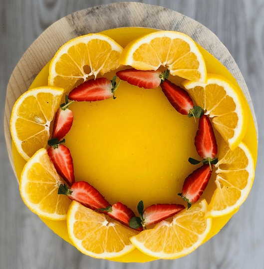 ilustrasi lemonade cheesecake (www.instagram.com/peldapatisserie)