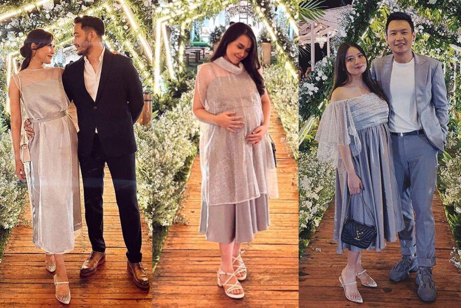 9 Gaya Artis di Pernikahan Adinda Azani, Elegan dan Glamor!