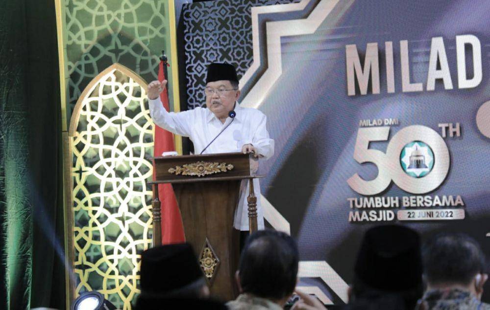 Jusuf Kalla saat Milad DMI ke-50 di Kantor Pusat DMI, Jalan Matraman, Jakarta Timur (Dok/DMI)