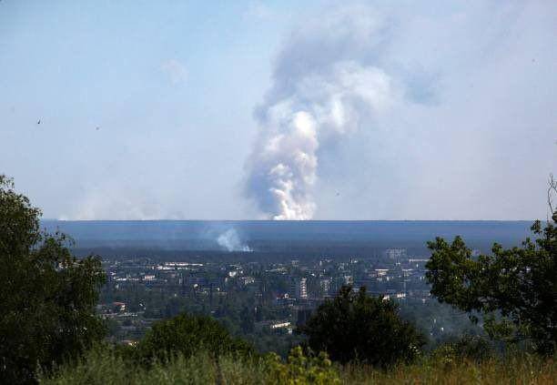 Kota Severodonetsk, Ukraina. (twitter.com/serhey_hayday)