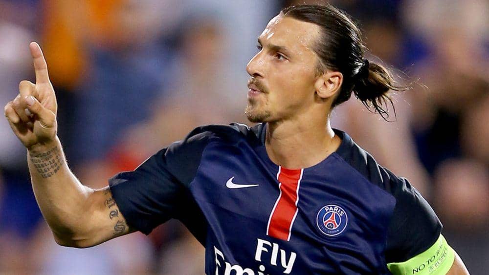 Zlatan Ibrahimovic berseragam PSG (skysports.com)