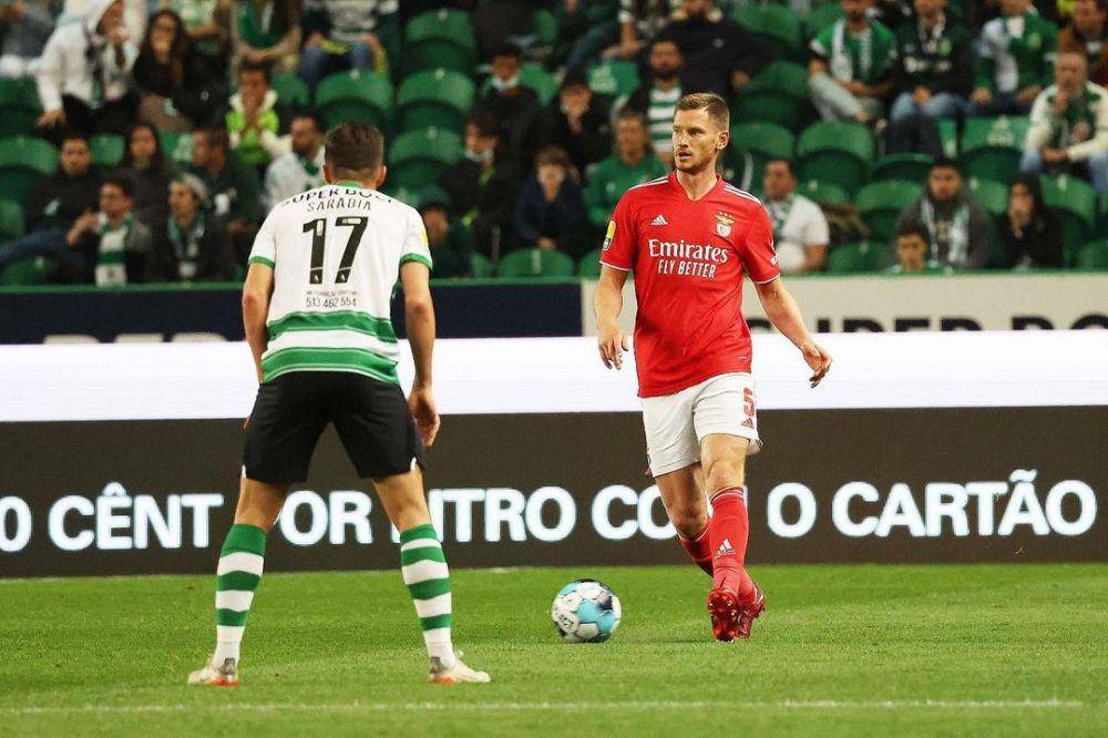 Jan Vertonghen saat membela SL Benfica. (instagram.com/jvertonghen)