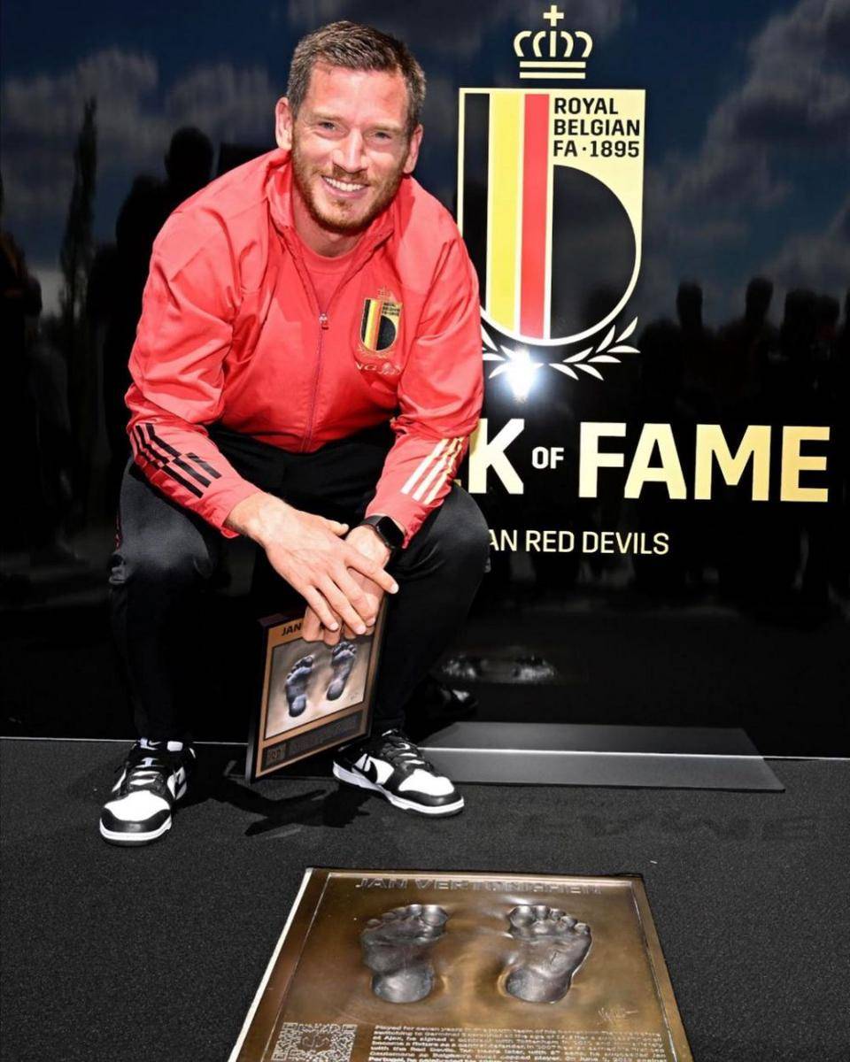 Jan Vertonghen dan Hall of Fame Timnas Belgia (instagram.com/jvertonghen)