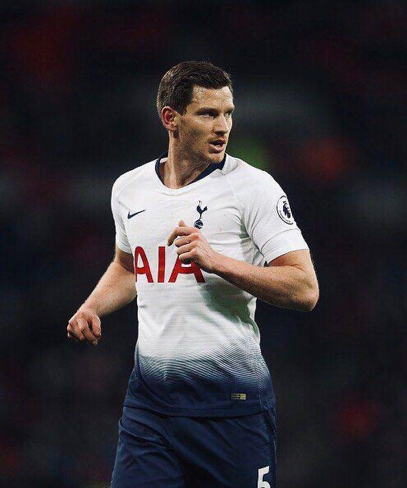 Jan Vertonghen saat membela Tottenham Hotspur. (instagram.com/jvertonghen)