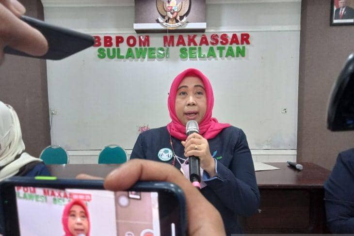 Kepala BBPOM Makassar, Hardaningsih. (Antara/Suriani Mappong)