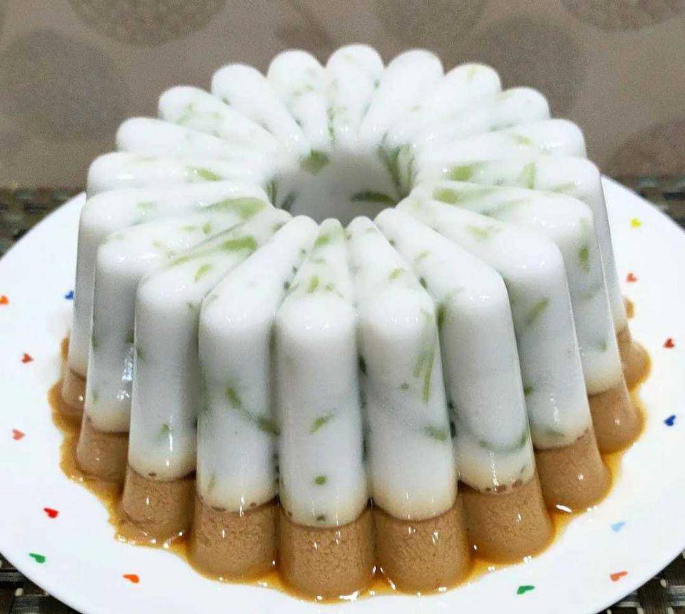 Puding cendol gula merah (instagram.com/merilimatmaja)