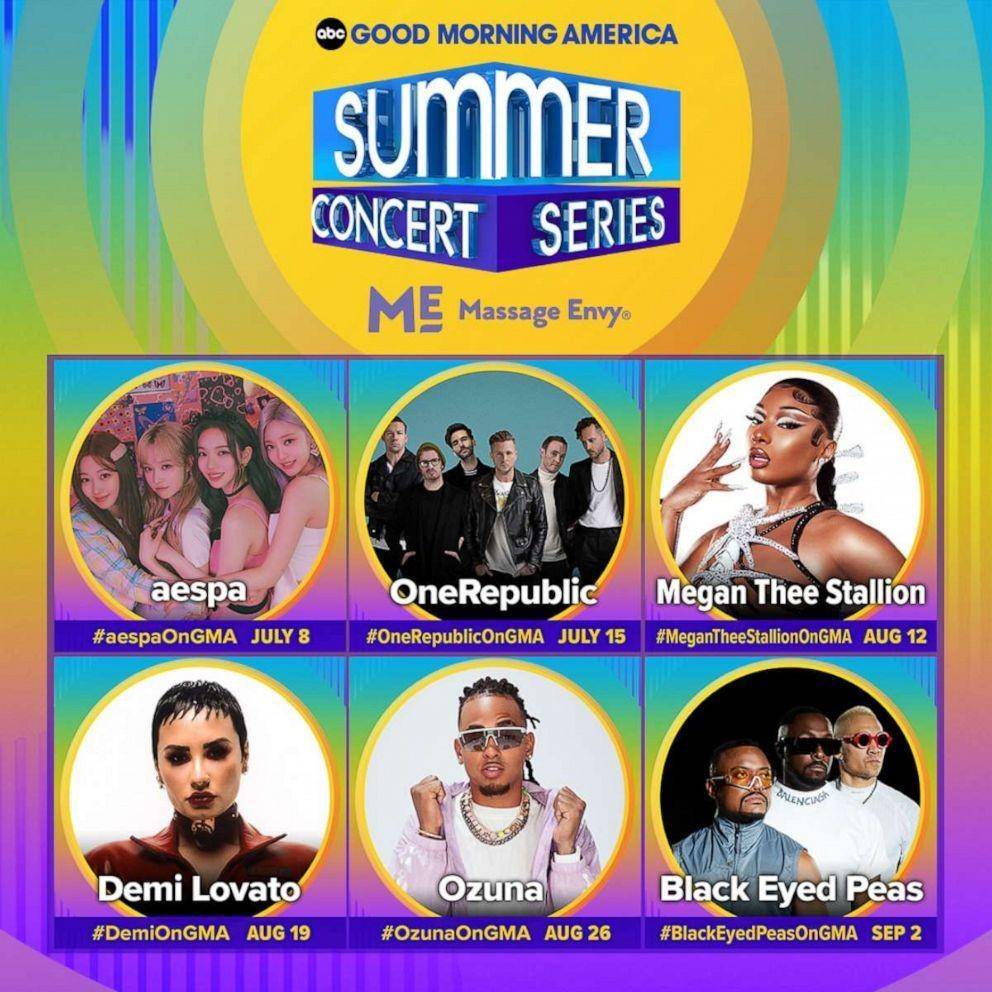 Line up GMA Summer Concert 2022. (twitter.com/GMA)