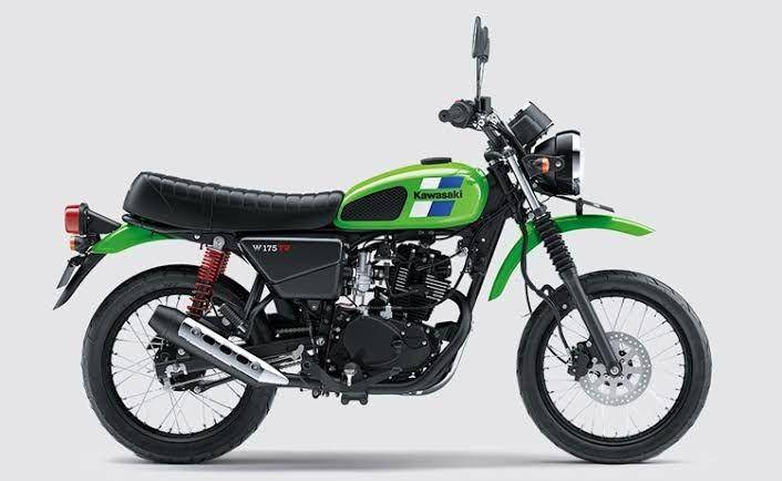 Ilustrasi motor scrambler