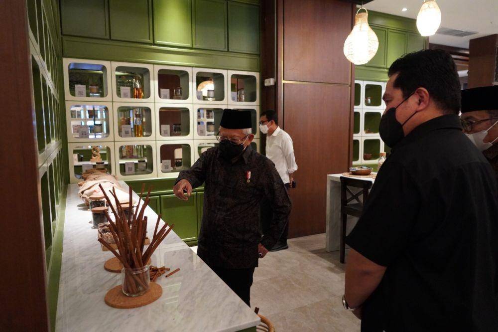 Wakil Presiden Ma'ruf Amin kunjungi Gedung Sarinah (dok. Sekretariat Wakil Presiden)