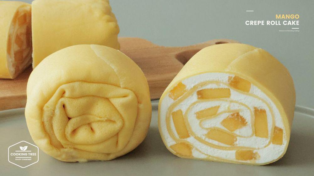 ilustrasi mango towel cake (instagram.com/cooking_tree)