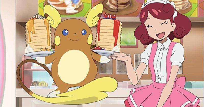 Penampilan Alolan Raichu di anime Pokemon. (pokemon.com)