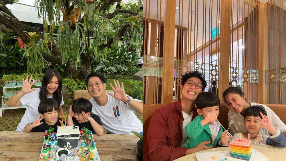 9 Kebersamaan Junior Liem Bareng Keluarga, Jarang Tersorot Kamera