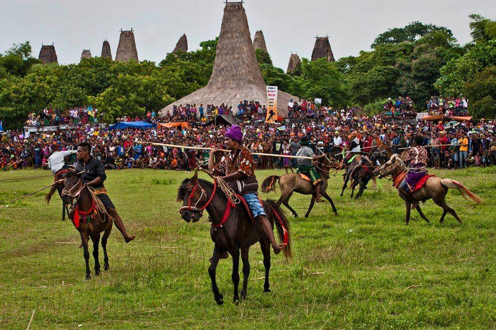 Potret pesta adat Pasola di Sumba Barat (kebudayaan.kemdikbud.go.id)