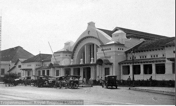 ilustrasi kantor pos (dok. Tropenmuseum Royal Tropical Institute)