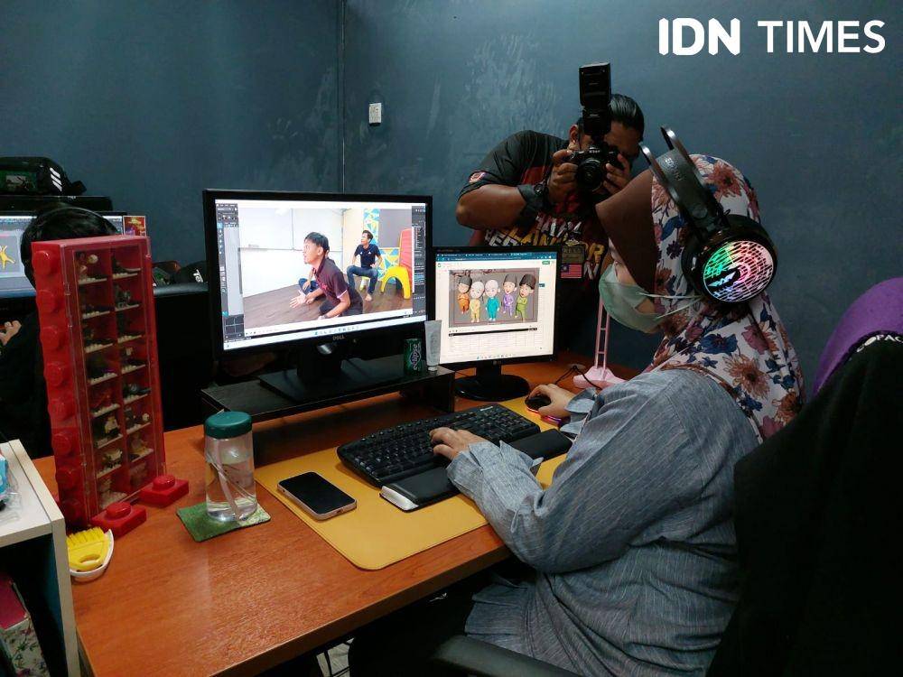 Studio Ipin dan Upin, Les' Copaque Production, Malaysia. (IDN Times/Umi Kalsum)