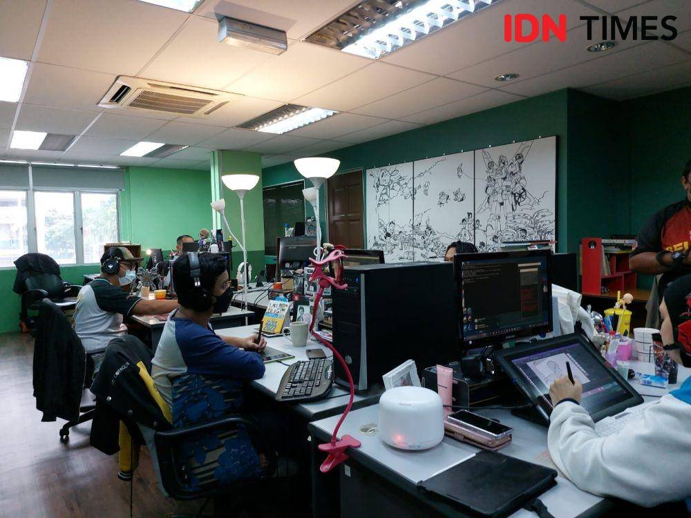 Studio Ipin dan Upin, Les' Copaque Production, Malaysia. (IDN Times/Umi Kalsum)