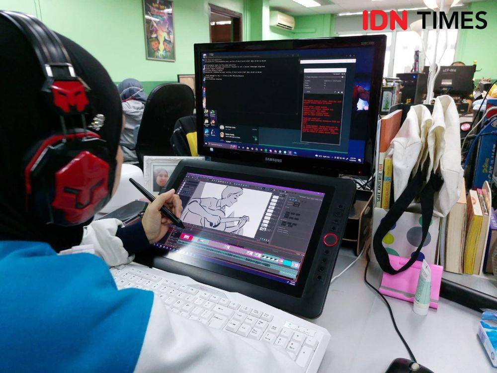 Studio Ipin dan Upin, Les' Copaque Production, Malaysia. (IDN Times/Umi Kalsum)