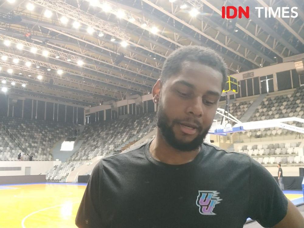 Marques Bolden, pemain Timnas Basket Indonesia. (IDN Times/Sandy Firdaus)