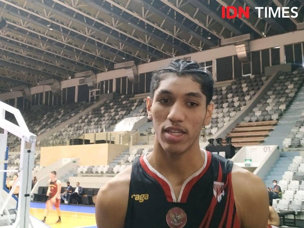 Derrick Michael, pemain Timnas Basket Indonesia. (IDN Times/Sandy Firdaus)