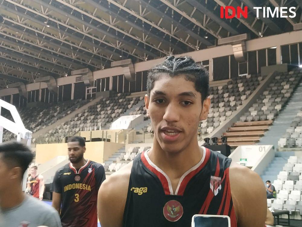 Derrick Michael, pemain Timnas Basket Indonesia. (IDN Times/Sandy Firdaus)