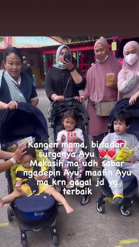 potret kenangan Ayu Anjani bersama adik dan ibunya (instagram.com/real.ayuanjani)