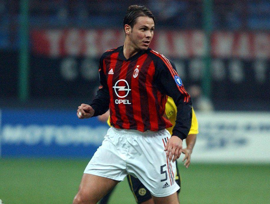 Fernando Redondo berseragam AC Milan. (twitter.com/acmilan)