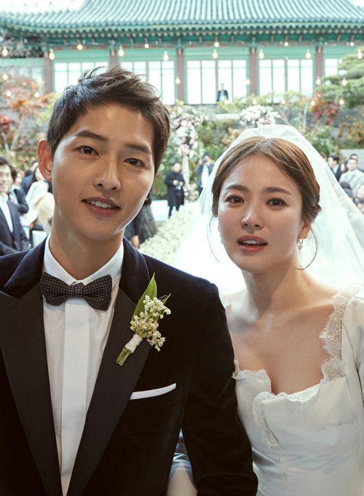 potret pernikahan Song Hye Kyo dan Song Jong Ki (osen.mt.co.kr)