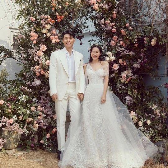 potret pernikahan Hyun Bin dan Son Ye Jin (instagram.com/hallyutalk)
