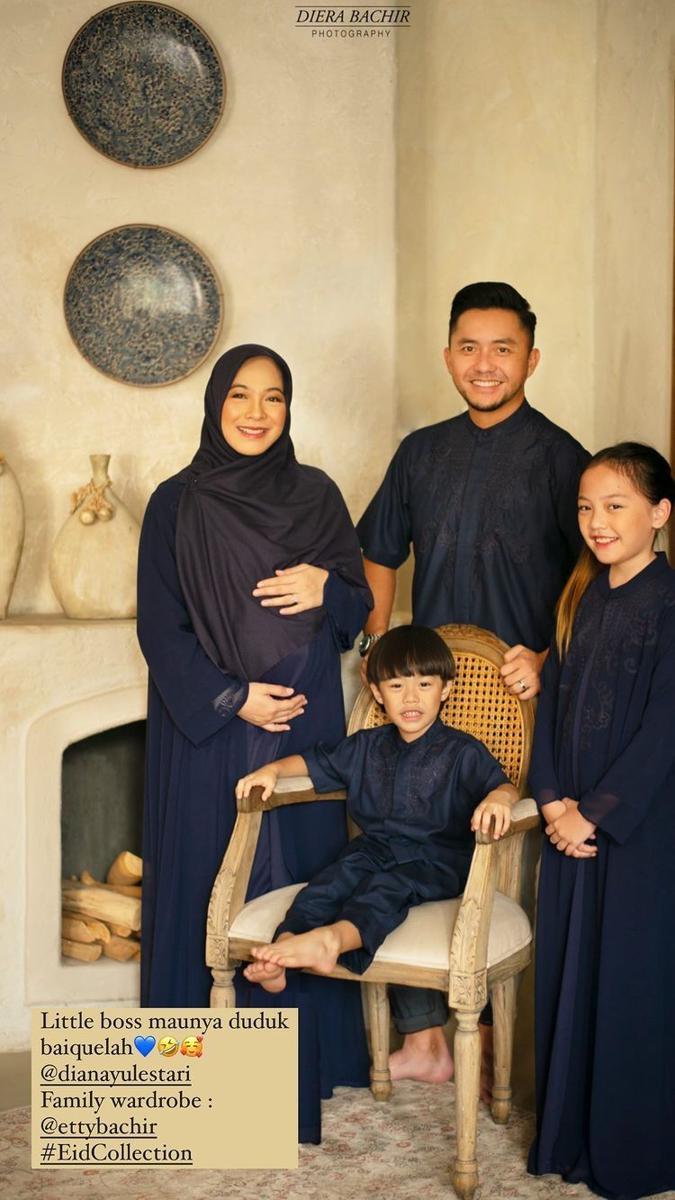 potret maternity Dian Ayu (instagram.com/dierabachir)