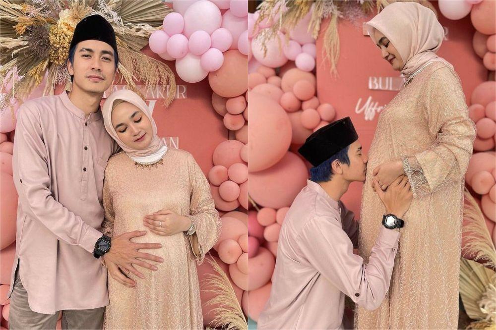 10 Potret Tasyakuran 7 Bulan Kehamilan Istri Evan Marvino, Sederhana