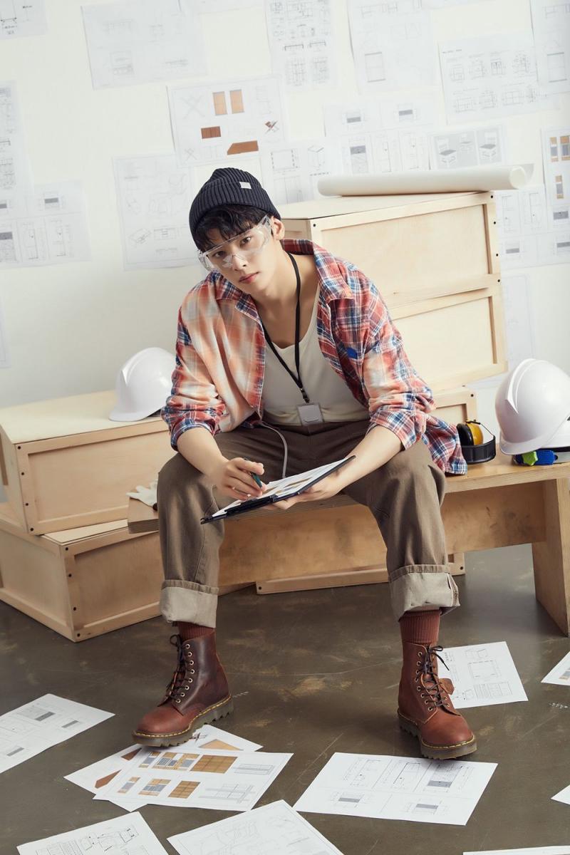 Ide outfit ala Cha Eun Woo ASTRO (twitter.com/astarchive)