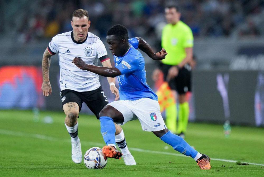 potret Gnonto debut bersama timnas Italia. (instagram.com/willy.gnonto)