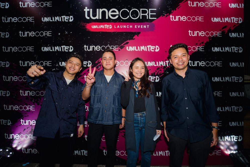 Group band HIVI! yang hadir meramaikan press conference TuneCore (doc. TuneCore)