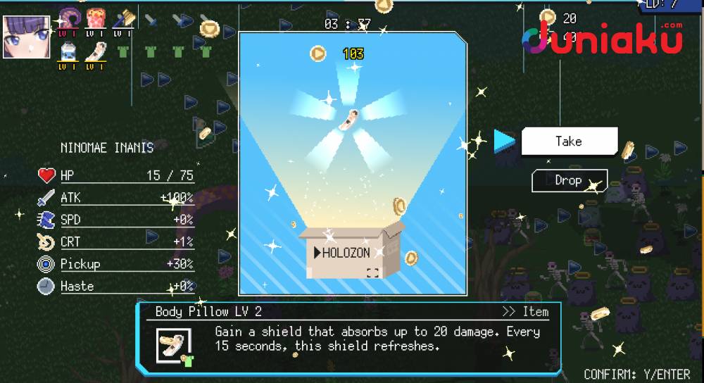 Gameplay Holocure. duniaku.com/Adhitya Daniel