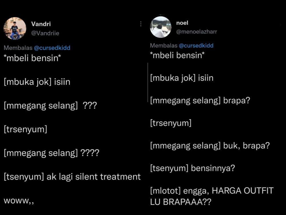 9 Cuitan Netizen ketika Beli Bensin, Receh Banget!
