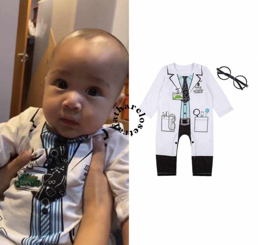 potret Rayyanza pakai kostum (instagram.com/rafatharcloset)