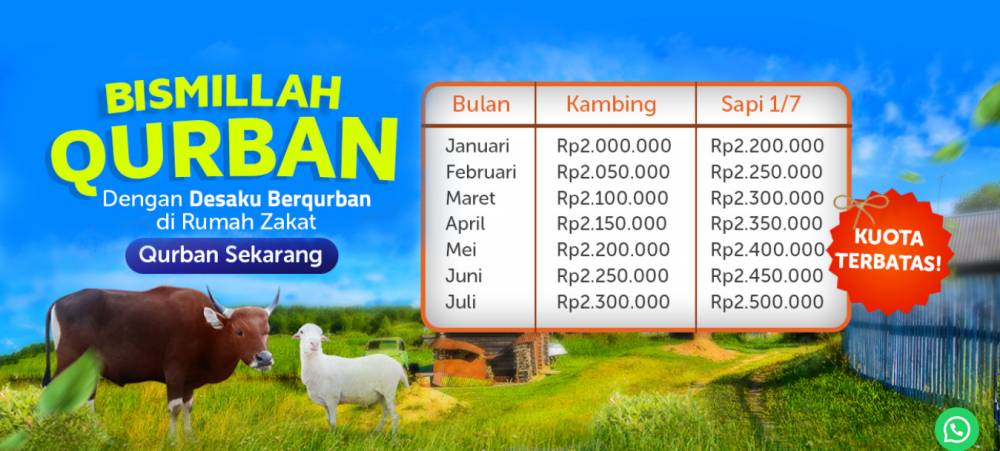 laman Rumah Zakat Desaku Berqurban (dok. Rumah Zakat)