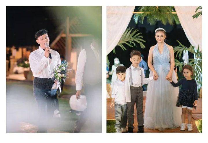 Resepsi pernikahan Adinda dan Zachary. Instagram.com/imagenic