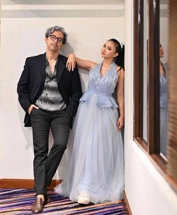 Resepsi pernikahan Adinda dan Zachary. Instagram.com/dindazani
